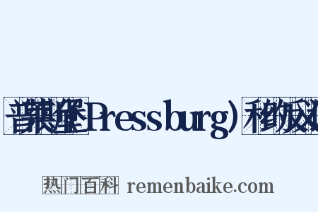 普莱斯堡(Pressburg)和约反义词是什么意思的图片